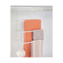 Adjustable Metal 3-Tier Bath Over Door Towel Rack Holder