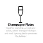 Tuscany Champagne Flutes 6 Piece Value Set