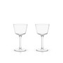 Raye Angled Crystal Nick & Nora Glasses Set of 2, 6 Oz