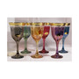Wine Goblets Set of 6 Multicolor