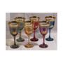 Wine Goblets Set of 6 Multicolor
