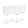 Glassware, Set of 4 Cheers White Wine Glasses