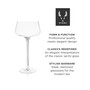 Raye Angled Amaro Spritz Crystal Glasses, Set of 2, 16 Oz