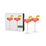Raye Angled Amaro Spritz Crystal Glasses, Set of 2, 16 Oz