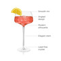Raye Angled Amaro Spritz Crystal Glasses, Set of 2, 16 Oz