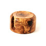 Olive Wood Coaster Set of 6 with Holder