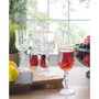 Opera Gold Collection 4 Piece Crystal Wine Glass with Gold Rim Set