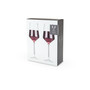 Raye Angled Crystal Bordeaux Wine Glasses, Set of 2, 16 Oz