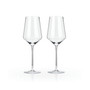 Raye Angled Crystal Bordeaux Wine Glasses, Set of 2, 16 Oz