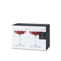 Raye Faceted Crystal Coupe, Set of 2, 7 Oz