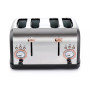 4 Slice Wide Slot Toaster with Variable Browning