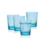 Wildflower 12-oz Double Old Fashioned Glasses 4-Piece Set