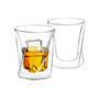 Lacey Double Wall Whiskey Glasses Set of 2