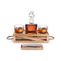 Whiskey Decanter and Cigar Glass Gift Set, 14 Piece