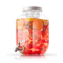 Glass Drink Dispenser with Spigot, Ice Infuser and Fruit Infuser, 128 oz