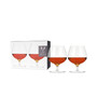Crystal Wingback Cognac Glasses, Set of 2, 17 Oz