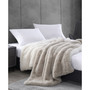 Long Pile Faux Fur Throw, 60" X 50"