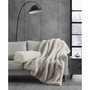 Long Pile Faux Fur Throw, 60" X 50"
