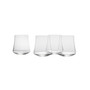 Aline Stemless Wine Double Old Fashioned Glasses Set of 4, 14 oz