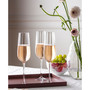 Rose Garden Flute Glass, Set of 4