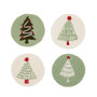 Tree Coasters Set, 4 Pieces