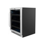 24 inch Built-In 140 Can Undercounter Stainless Steel Beverage Refrigerator