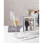 Silver Peony Toasting Flutes