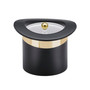Top Hat Acrylic Cover Brass Band Ice Bucket, 3 Quart