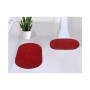 Double Ruffle Bath Rug Set, 2 Piece