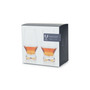 Footed Crystal Scotch Glasses, Set of 2, 8 Oz