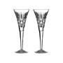 Lismore Toasting Flute Glass, Set of 2