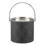 Bale Handle Metal Cover Ice Bucket, 3 Quart