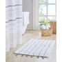 Arbor 20x32" Stripe Tassel Cotton Tufted Rug
