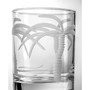 Palm Tree Double Old Fashioned 14Oz - Set Of 4 Glasses