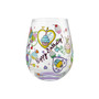 LOLITA Birthday Cupcakes Stemless Wine Glass