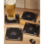 4.25'' D Happy Place Ceramic Coasters Set, 4 Piece