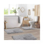 3 Piece Ultra Soft Non Slip Shaggy Bath Rug - Small, Medium & Contour