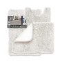 3 Piece Ultra Soft Non Slip Shaggy Bath Rug - Small, Medium & Contour