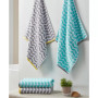 Intelligent Design Nadia Jacquard Cotton 6-Pc. Bath Towel Set