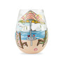 LOLITA Beach Please Stemless Wine Glass