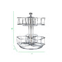 Lazy Susan Tea Holder, Carousel Holds 60 Tea Bags