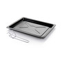 Central XL Toaster Oven and Broiler with Dual Solid Element Burners in Black