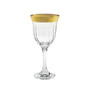 Red Wine Set of 6 Melania Collection Gold