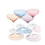 True Colors Margarita Glasses, Set of 4