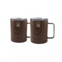 Robert Irvine by Insulated Coffee Mugs, Set of 2