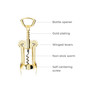 Winged Corkscrew Wine Bottle Opener