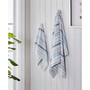 Farmhouse Stripe Cotton 2 Piece Hand Towel Set, 26" x 16"
