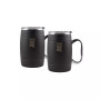 Robert Irvine by Insulated Beer Mugs, Set of 2