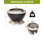 Cleanburn Low-Smoke Steel Fire Pit