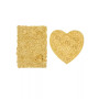 Bellflower Bath Rug Heart 2 Pc Set